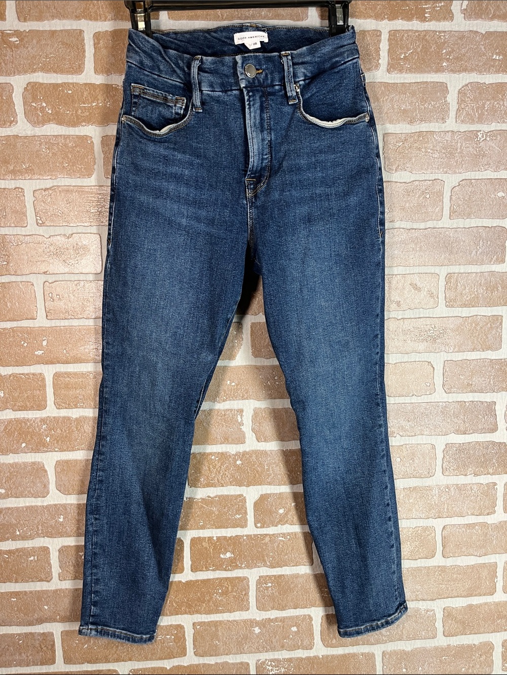Good American Good Legs Crop Jeans Skinny Jeans Size 6/28 GPSK873T